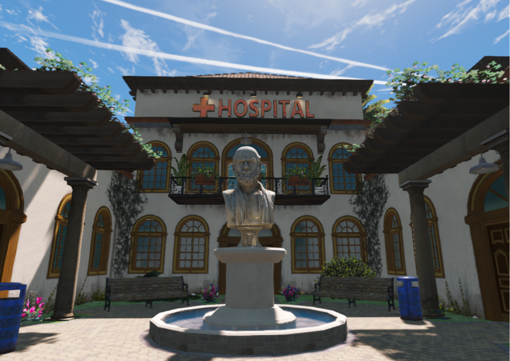Ambulance des EMS en intervention